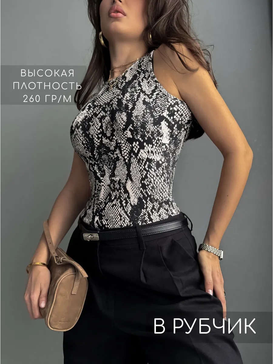 Топ под пиджак базовый в рубчик