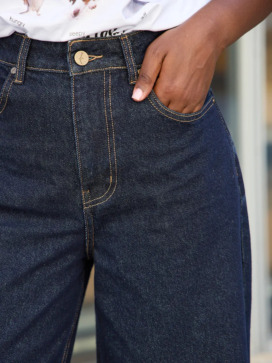 Джинсы широкие палаццо клеш Сабрина