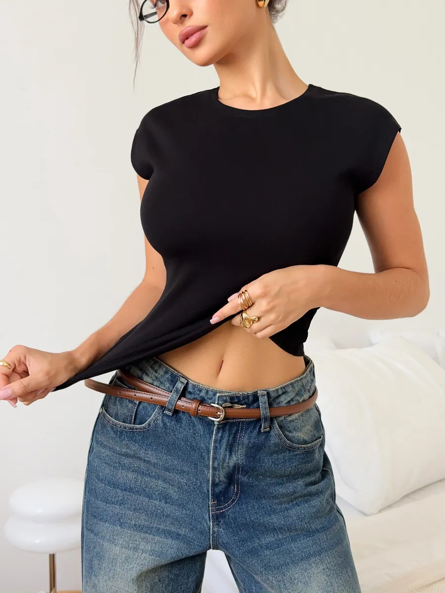 Топ футболка скимс под пиджак