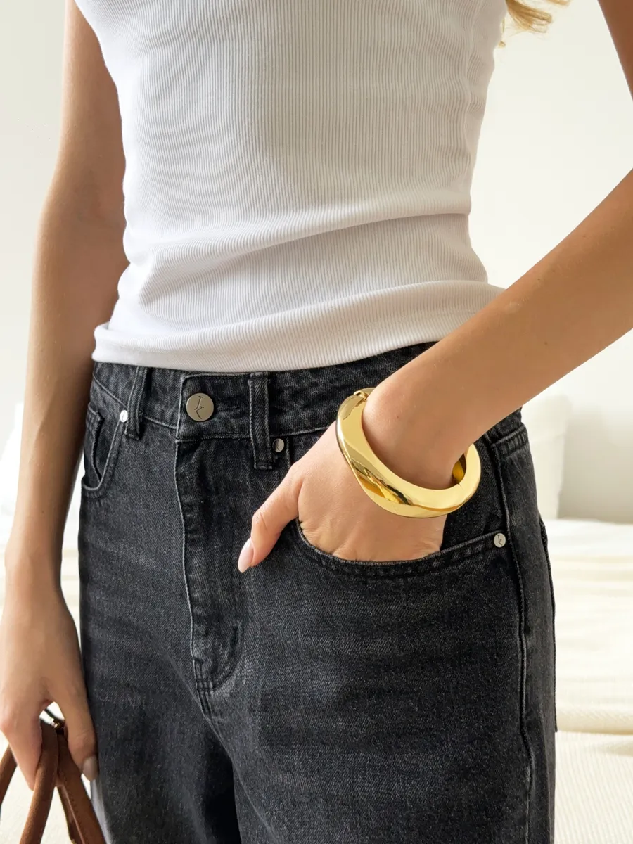 Джинсы широкие палаццо клеш Сабрина