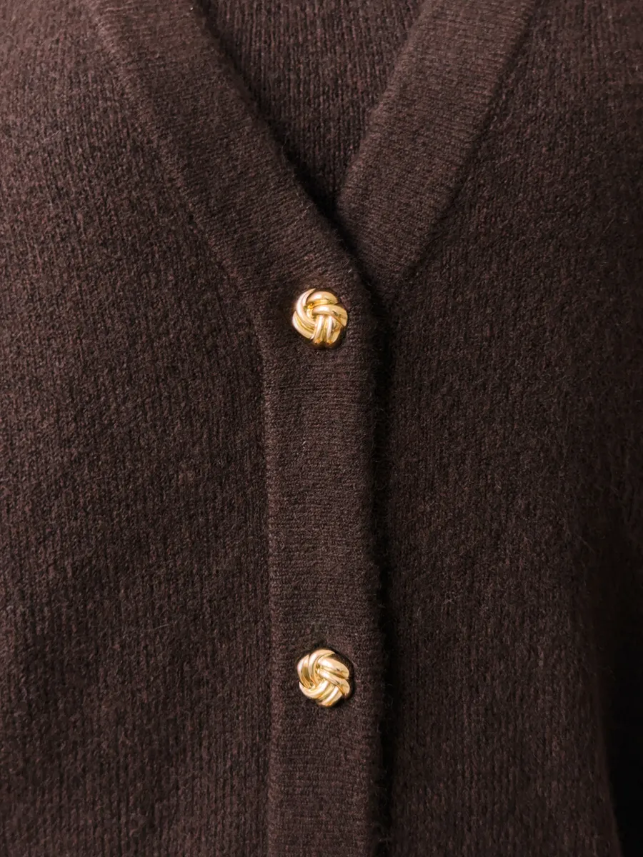 Костюм вязаный платье с кардиганом