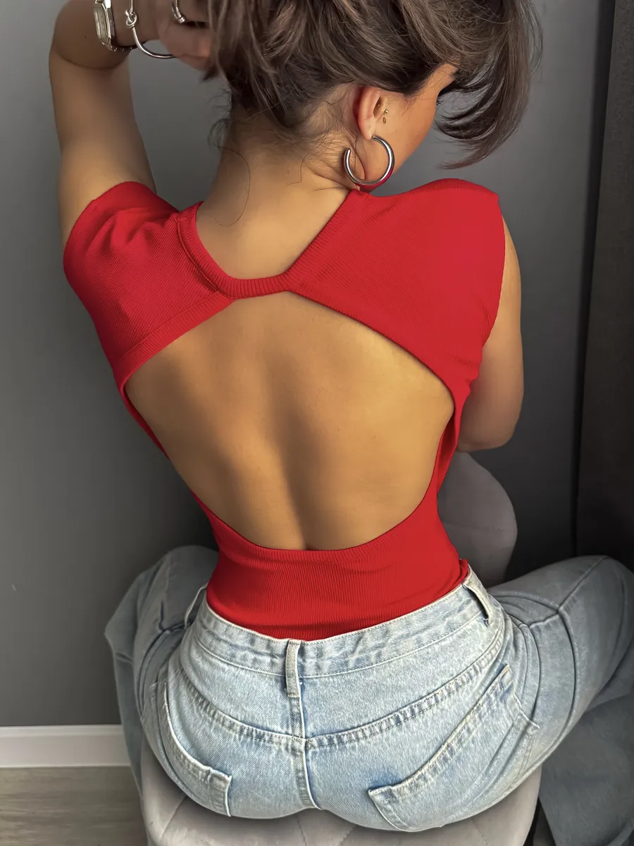 Топ летний с открытой спиной Лулу