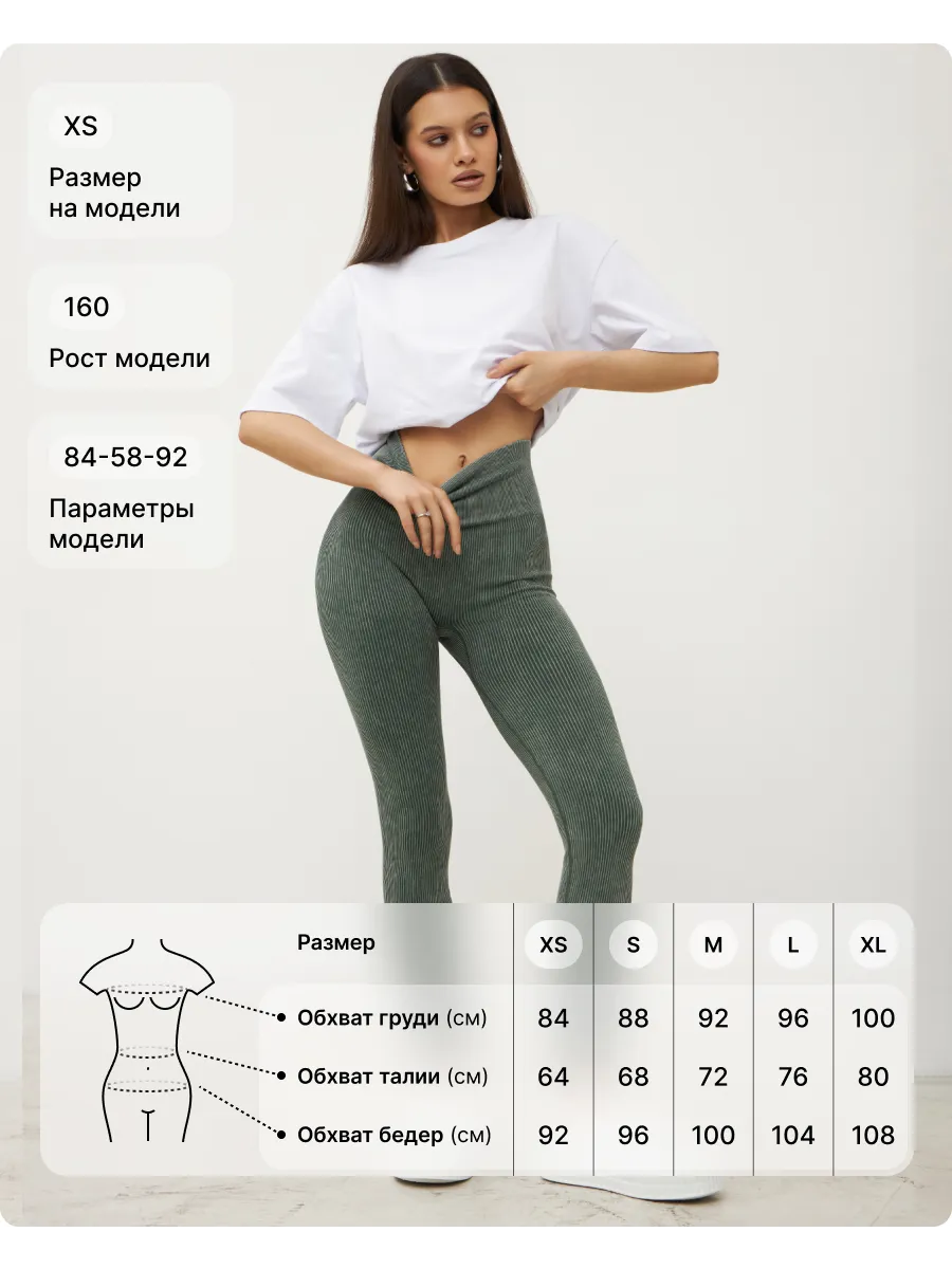 Лосины в рубчик леггинсы спортивные