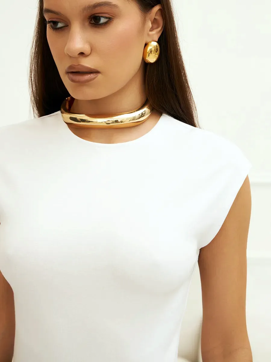 Топ футболка скимс под пиджак