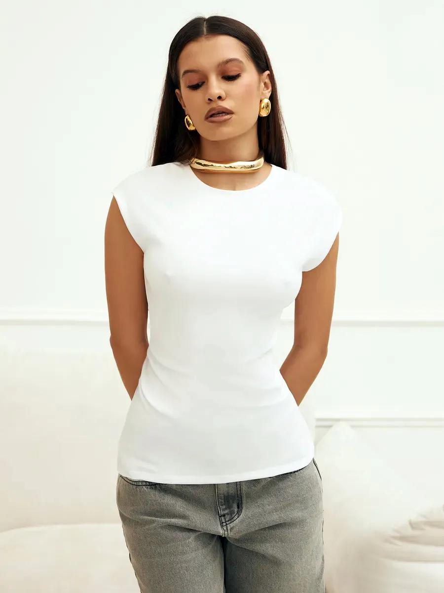 Топ футболка скимс под пиджак