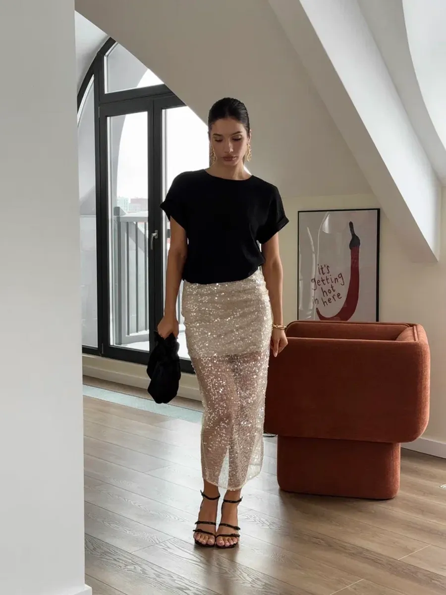 Блузка офисная с коротким рукавом Элиза