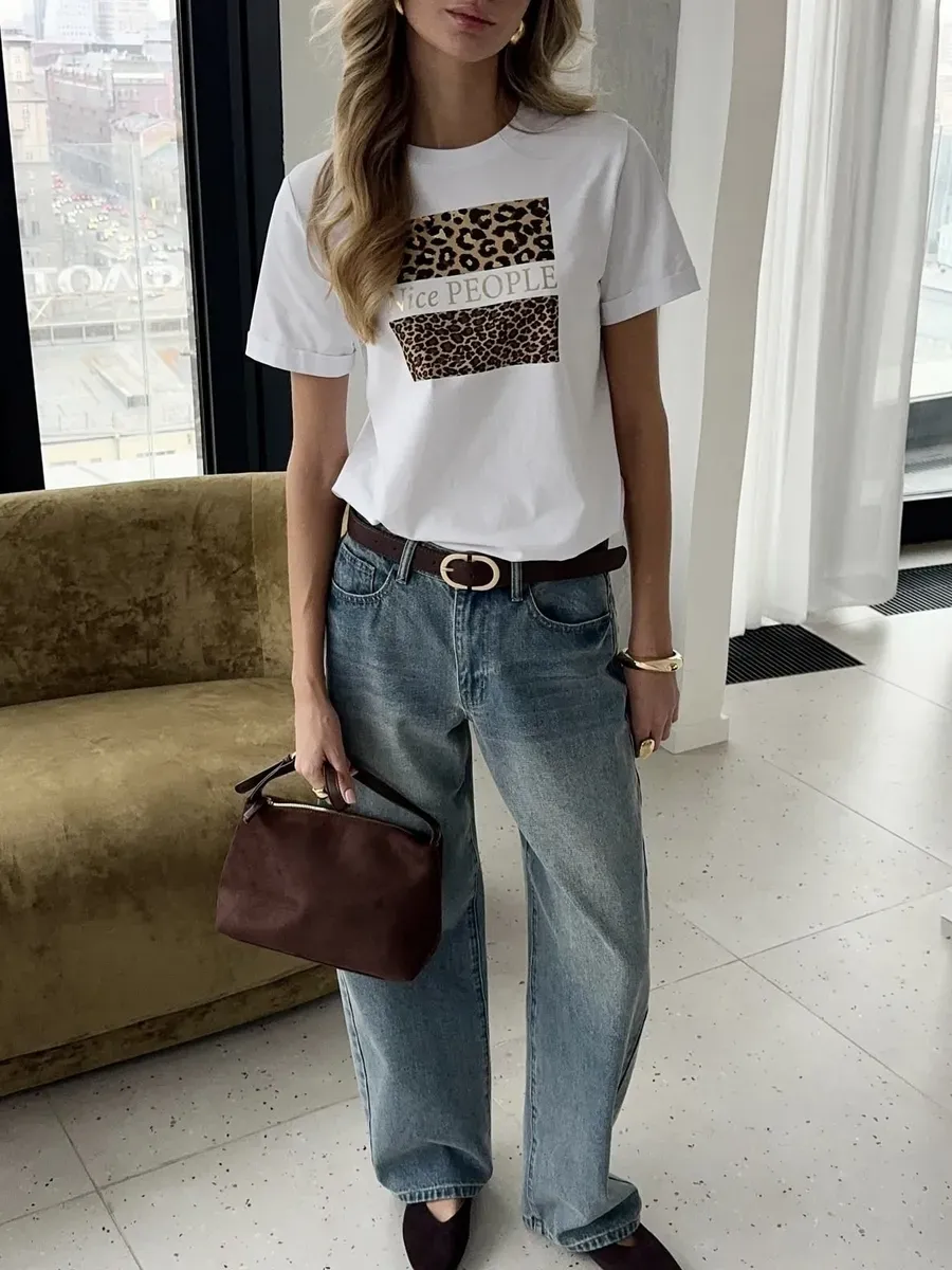 Джинсы багги у2k широкие