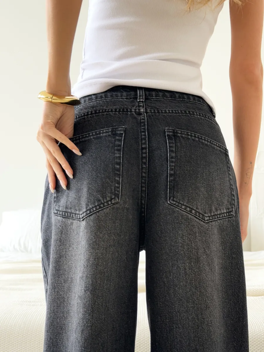 Джинсы широкие палаццо клеш Сабрина