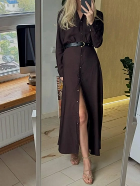 Платье рубашка длинное