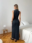 Костюм вязаный платье с кардиганом