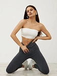 Лосины в рубчик леггинсы спортивные