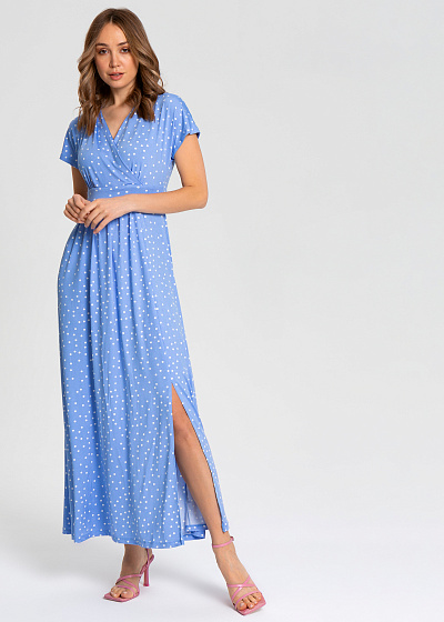 Платье "Адель" ; цвет: голубой (jls22)