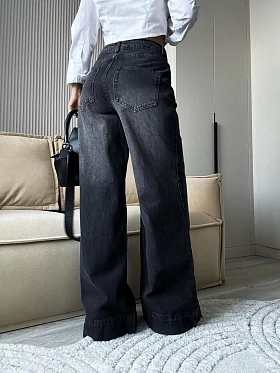 Джинсы широкие палаццо клеш Сабрина